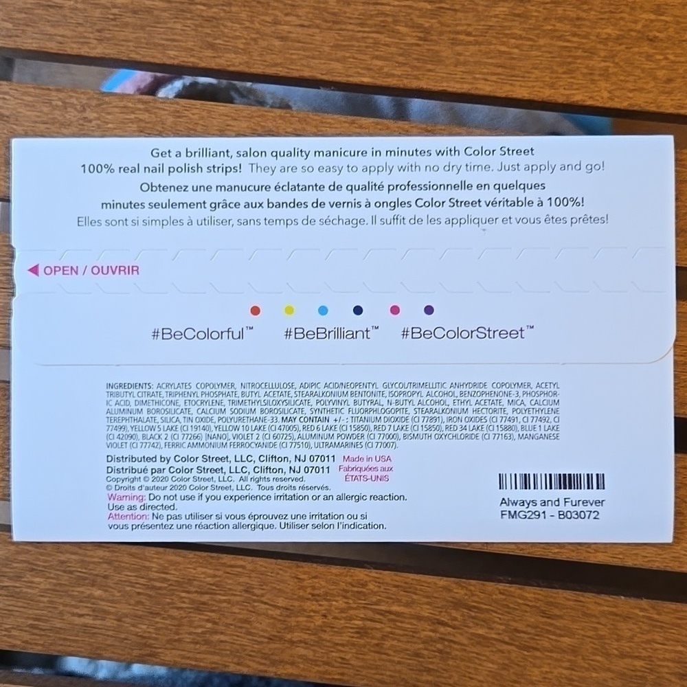 Color Street Always Furever Nail Polish Strips Set - Picture 2 of 2